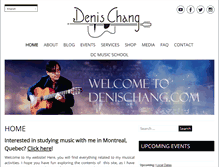 Tablet Screenshot of denischang.com